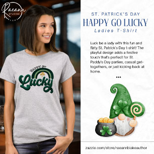 St. Patrick's Day Happy Go Lucky Women's T-Shirt