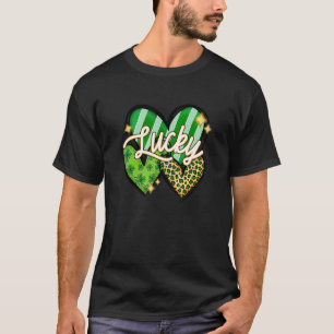 St Patricks Day happy Shenanigans shamrock lucky h T-Shirt