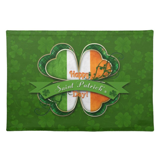 St. Patrick's Day - Happy St. Patrick's Day Placemat (Front)