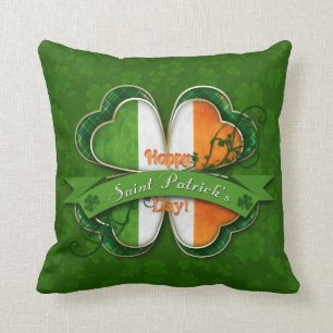 St. Patrick's Day - Happy St. Patrick's Day Throw Pillow