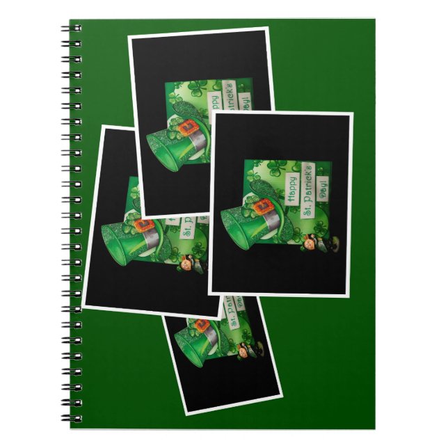 St. Patrick's Day Hat and Leprechaun Notebook (Front)