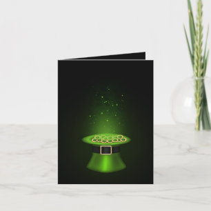 St. Patrick's Day Hat - Greeting Card