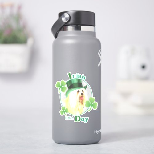 St Patricks Day Havanese Vinyl Sticker