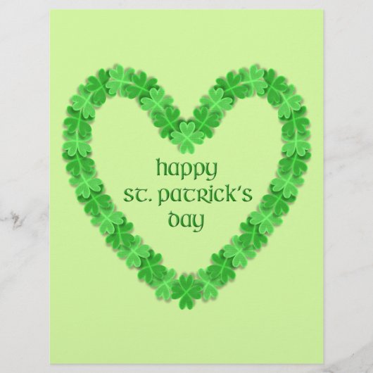 St Patrick's Day Heart (Front)