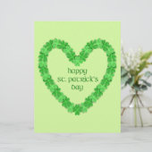 St Patrick's Day Heart (Standing Front)