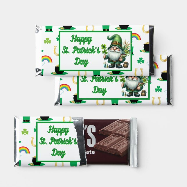 St. Patrick's Day  Hershey Bar Favors (Front)