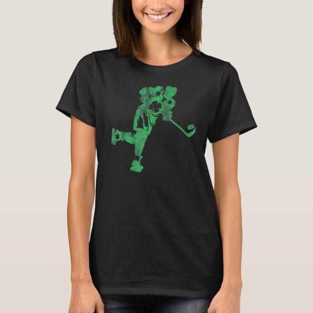 St Patricks Day Hockey Irish Boys Saint Paddy's Sh T-Shirt (Front)