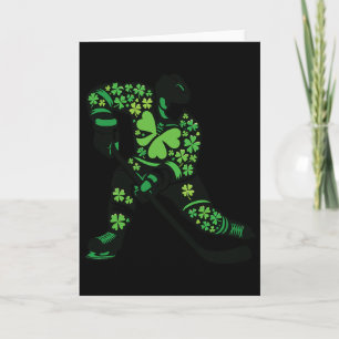 St Patricks Day Hockey Player - Shamrock Spirit Sp Card