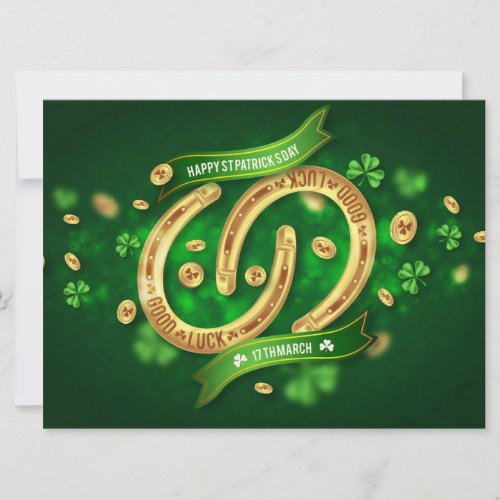 St Patricks Day Holiday Card