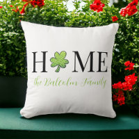 St Patrick's Day Home Polka Dot Shamrock Custom