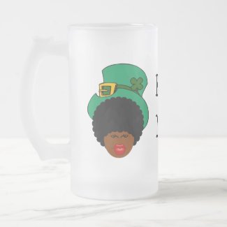 St. Patrick's Day Humor: Kiss Me. I'm Black Irish! mug