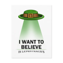 st. patrick's day, I want to believe