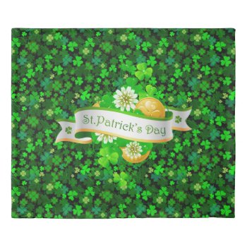St.patrick's Day Image Options Duvet Cover by Ronspassionfordesign at Zazzle