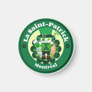 St. Patrick's Day in Montreal Magnet