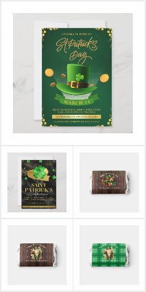 St. Patrick's Day - Invitations & Favors