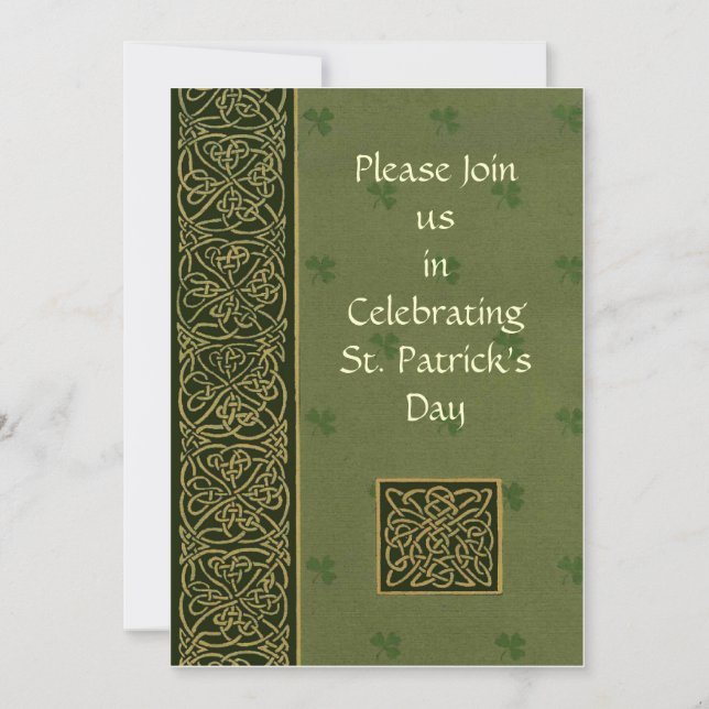 St Patricks Day Invite (Front)