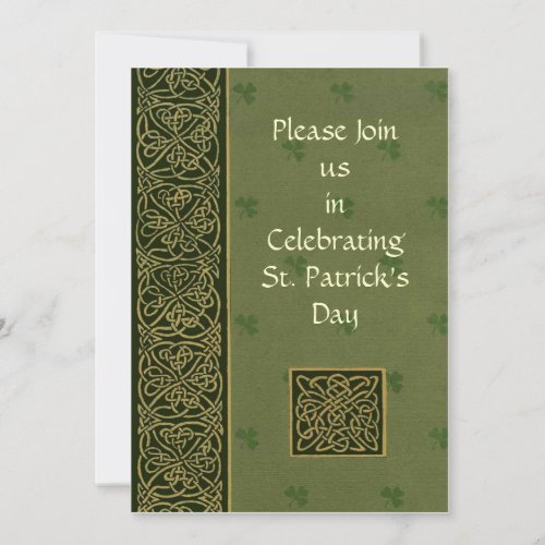 St Patricks Day Invite