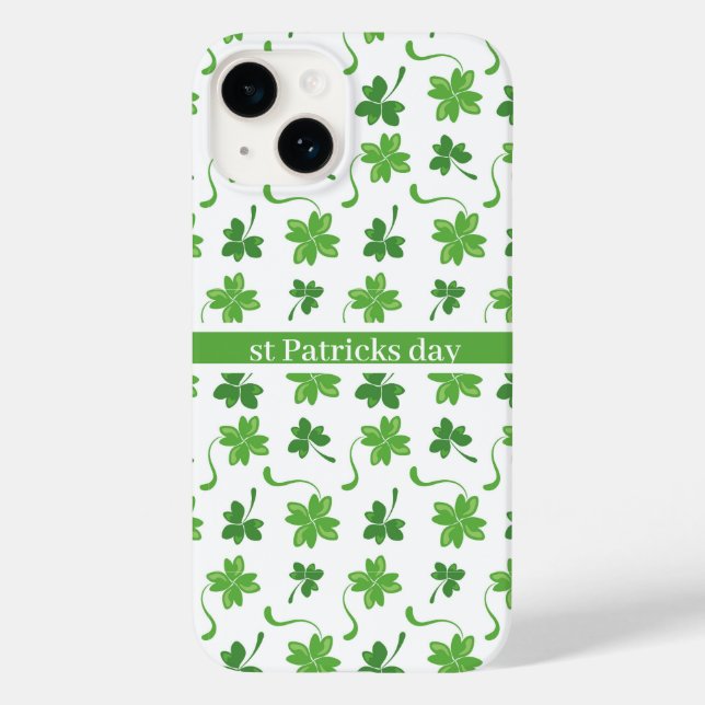 st patricks day iPhone case (Back)