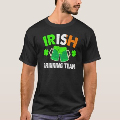 St Patrick's Day Ireland Flag Beer IRISH DRINKING  T-Shirt