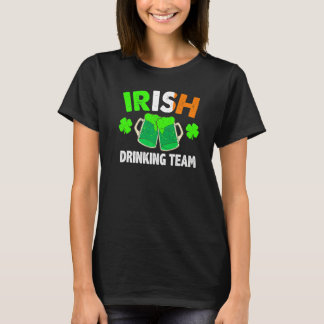 St Patrick's Day Ireland Flag Beer IRISH DRINKING  T-Shirt