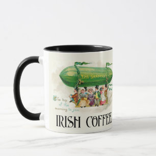 St Patrick's Day Ireland Irish Coffee Colorful Fun Mug