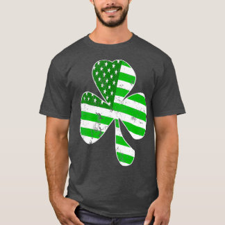 St Patricks Day Irish American Shamrock Mens T-Shirt