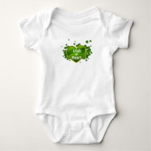 St. Patrick's Day Irish at Heart Baby Bodysuit