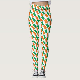 St Patrick's Day IRISH Christian RUN YOUR OWN RACE Leggings