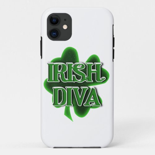 St Patricks Day Irish Diva iPhone 11 Case