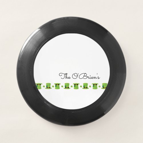 St Patricks Day Irish Family Name Green Fun Wham_O Frisbee