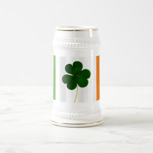 St. Patrick's Day Irish Flag Shamrock Ireland Beer Beer Stein