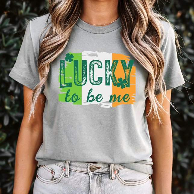 St. Patrick's Day Irish Flag T-Shirt Tri-Blend Shirt (Creator Uploaded)