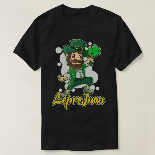 St Patricks Day Irish Funny Ireland Latino Gift Fo T-Shirt (Design Front)