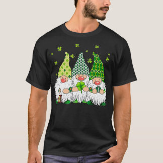 St Patricks Day Irish Gnomes s Funky St Pattys Day T-Shirt