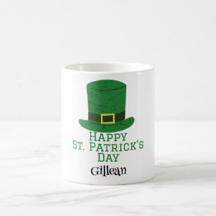 St. Patrick's Day Irish green hat lucky Shamrock Coffee Mug