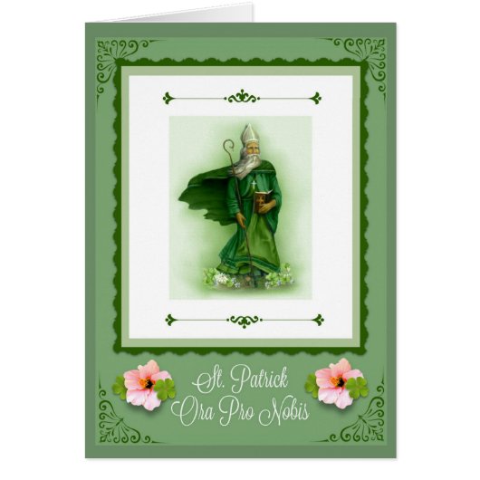 St. Patrick's Day Irish Greeting/Note Card (Front)