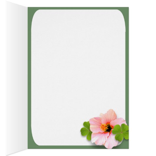 St. Patrick's Day Irish Greeting/Note Card (Inside (Right))