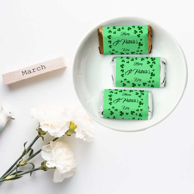 St. Patricks Day Irish light green shamrock Hershey's Miniatures (Creator Uploaded)