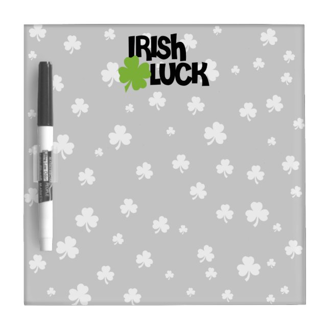 St. Patrick's Day Irish Luck Dry-Erase Board (Front)