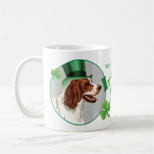 St. Patrick's Day Irish Red & White Setter Coffee Mug