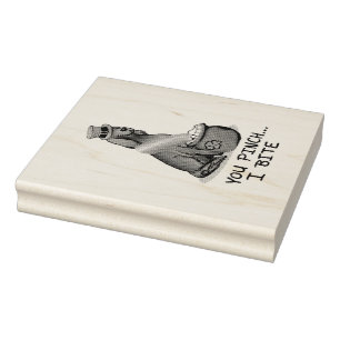 St. Patrick's Day Irish Setter Dog (red 1) Funny Rubber Stamp
