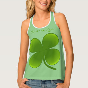 St Patrick's Day Irish Shamrock Thunder_Cove  Tank Top