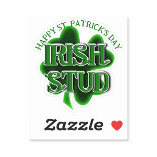 St. Patrick's Day Irish Stud Sticker