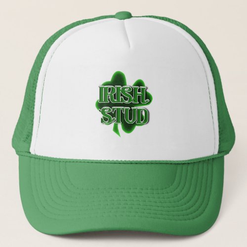 St Patricks Day Irish Stud Trucker Hat