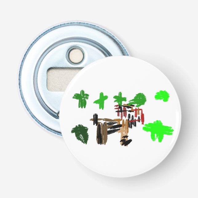 St Patrick's day Irish Terrier Bottle Opener (Front)