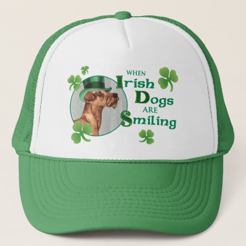 St Patricks Day Irish Terrier Trucker Hat