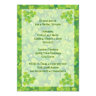 Irish Bridal Shower Invitations 10