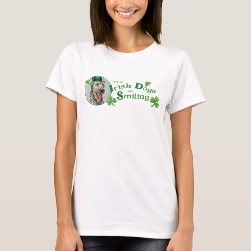 St Patricks Day Irish Wolfhound T_Shirt