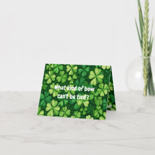 "St. Patrick's Day" Joke for Kids Greeting Card