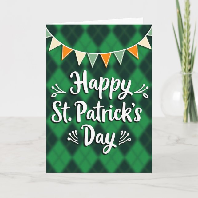 St Patricks Day Joyful Card (Front)